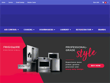 Tablet Screenshot of korvinappliance.com